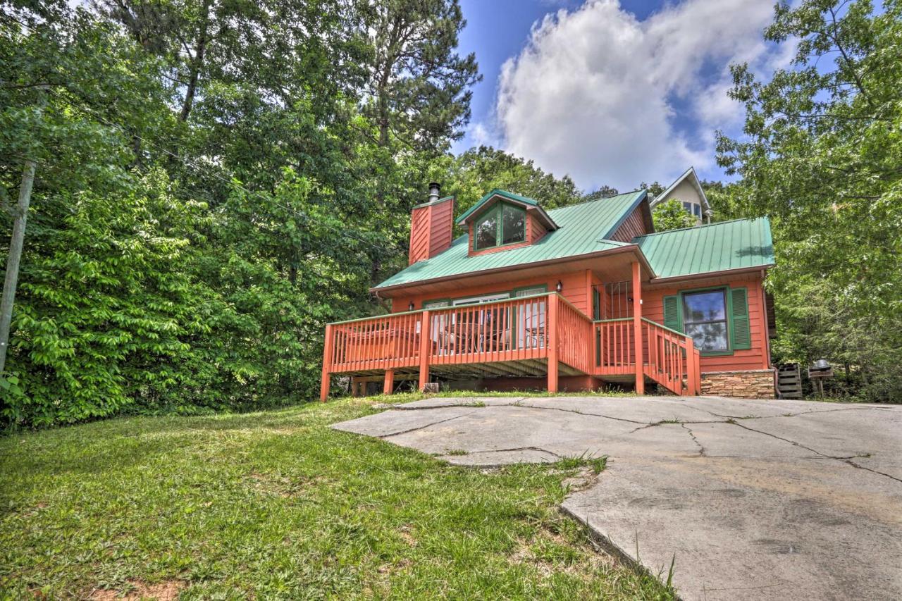 Gatlinburg Chalet Hot Tub, Sauna And Mountain View Ngoại thất bức ảnh